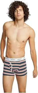 [Bonds] Mens Trunks Briefs Boxers Underwear - Charcoal/Orange/White - Small