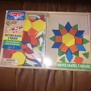 Melissa & Doug Pattern Blocks and Boards Educational Toy Ages 3+ NEW Sealed