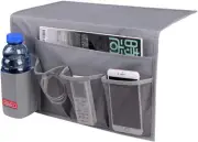 Bedside Caddy,5 Pockets Organizer Caddy Under Dark Grey