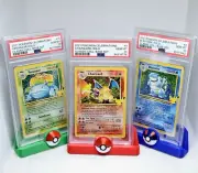 PSA-CGC-BGS-AGS Graded Card Display Stand Bundle (3 Pack) | Pokémon