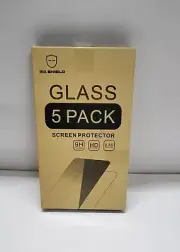 New w/Box~5) Mr Shield Tempered Glass/Screen Protector for Motorola MOTO Z2 Play