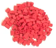 160x NEW LEGO 1x2 RED Bricks (ID 3004) BULK Parts City Building Town