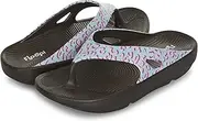 [Floopi] Womens Sandals LightWeight Thong Sandal for Women Ladies Sport Sandal with Arch Support, Waterproof Beach Flip Flops for Women