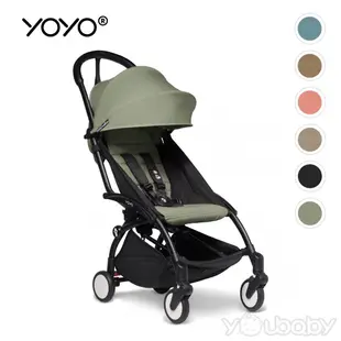 Stokke® YOYO® 輕量型嬰兒推車 6+ 推車組合(含車架) /嬰兒推車 (黑管/白管各6色)