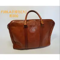 在飛比找蝦皮購物優惠-FURLA牛皮手提包