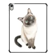 iPad Air 13-inch (M2/M3) iPad Impact Case Siamese Cat Watercolor Art