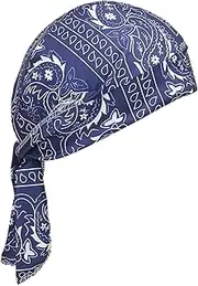 [Generic] Pirate Hats Teen - Breathable Motorcycle Pirate Hat | Portable Protection Quick Drying | Elastic Cloth Captain Headwear | Bandana Skull Caps | Pirate Beanie Hat | Cycling Accessories For Men Women,