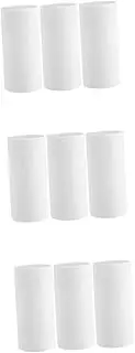 Healeved 3sets Tube Plastic Empty Containers Tube Container Empty Lipstick Tubes Roll-on Perfume Bottles Roll-on Bottles Roll-on Containers Travel Bottles Pp White 3pcs*3