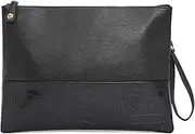 [SLEDEZ] Men’s Clutch Bag Men's Clutch Bag File Bag (Color : Black, Size : 30x21x2cm)