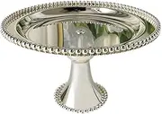 Generic Iron Cake Stand for Showcasing Pastries and Sweets at Celebrations, Silver