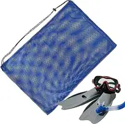 [Generic] Large Mesh Bag | Mesh Swim Bag with Drawstring,Extra Large Snorkeling Gear Organizer for Scuba Diving Accessories Fins Equipment