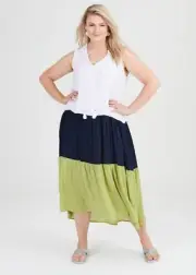 ts Taking Shape Dress Size 20 Terra Splice Maxi Style NWT
