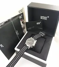 在飛比找Yahoo!奇摩拍賣優惠-Montblanc萬寶龍1858系列 計時碼錶 42mm  