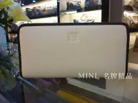 在飛比找Yahoo!奇摩拍賣優惠-::MINI名牌精品店:: Loewe 白滾黑邊 牛皮  北