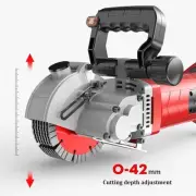 Wall Slotting Machine Dust-free Electric Concrete Brick Wall Chaser Machine