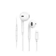 Plug Play Headphones Noise Reduction Earplugs Flat High Quality Wired For Apple 12 Series Wired Earphones