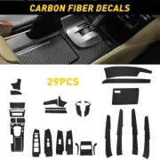 Carbon Fiber Style Decor Interior Kit For Honda Accord 2008-2012 Cover Trim 29PC