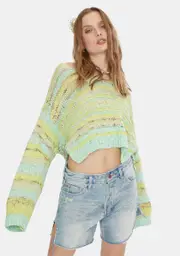 [Free People] Sugared Mint Lake Life Pullover