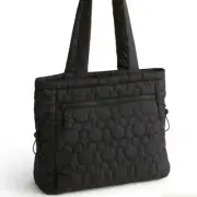 DISNEY Vera Bradley MICKEY MOUSE Original Tote Bag Moonless Night Black NEW