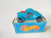 Hot wheels Leo Mattel (India) Aqua - Neet Streeter, 1991. Rare. Some Box Damage.