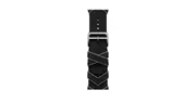 Apple Watch Hermès — 46-mm Noir/Gris Bridon Single Tour