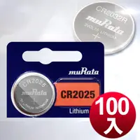 在飛比找PChome24h購物優惠-muRata 公司貨 CR2025 / CR-2025 鈕扣