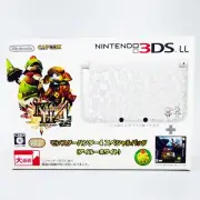 Nintendo 3DS LL Monster Hunter 4 Special Pack Airou White Console Japan NEW