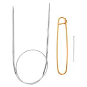 16" Circular Knitting Needles US 3/3.0mm Needles 4" Stainless Steel