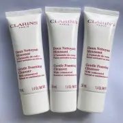 3 X Clarins Gentle Foaming Cleanser with Cottonseed 50ml (Total 150ml)