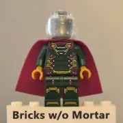 New Genuine LEGO Mysterio Minifig with Cape Marvel 76128 76129 76130