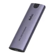 Netac WH51 M.2 PCIe/SATA SSD Caddy, USB 3.1 Gen2 Type-C USB A+C to USB-C Cable