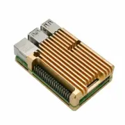 Aluminum Alloy Protective Case CNC Enclosure Metal Shell Fit For Raspberry Pi 4