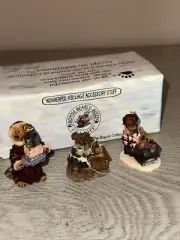 NIB Boyds Bears Village Accessory Ted E. Bear Shop, Miniature Acc. 2000