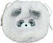 [Stream] Market TY036 Large Drawstring Pouch, Schnauzer Goods, Miscellaneous Goods, Fluffy, Plush, Cute