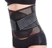 CFR Cool Mesh Adjustable Compression Lumbar Lower Back Support Brace Women's XL