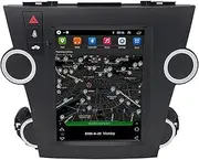 car Radio car GPS Navigation car Stereo System Multimedia Player Compatible for Toyota Highlander Vertical Screen Android Navigator Reverse Video All-in-One Machine