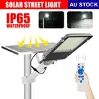 Solar Street Lights LED Sensor Flood Light 850W Walkway Outdoor Remote Control