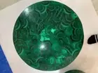 24" Malachite Stone Corner Side Dining Table Top Counter Hotel Desk Hallway Deco
