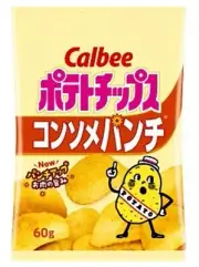 Calbee Potato Chips Consomme Punch 60g Japanese Snack Kashi