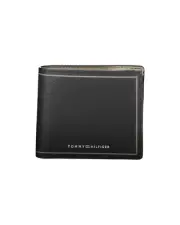 Tommy Hilfiger Leather Wallet Bifold Wallet Men Black Wallets & Pouches