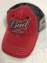 Budweiser Hat Cap Chase Authentics Gillett Evernham Motorsports SnapBack NWOT
