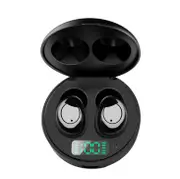 J1 Tws Digital Display Bluetooth V5.0 Wireless Earphones With Led Charging Box (Black)