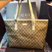 在飛比找旋轉拍賣優惠-Gucci 古奇女包 Gucci211137 女款單肩包 肩