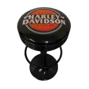 HARLEY DAVIDSON SCROLL BAR STOOL ERGONOMIC ADJUSTABLE COMFORTABLE