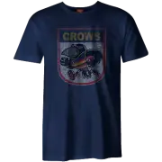 Adelaide Crows AFL Distressed 90's Retro Logo T Shirt Sizes S-3XL! BNWT's!