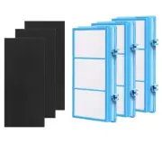 3 Pack HAPF30AT HEPA Carbon Filter for Holmes HAP240 HAP242 HAP412 Air Purifier