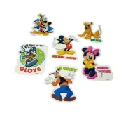 Vintage Lot of 6 Mickey Mouse & Friends Sandylion Vending Stickers Series 1 NEW