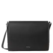 [Mulberry] Farringdon Messenger Black Small Pebble Grain