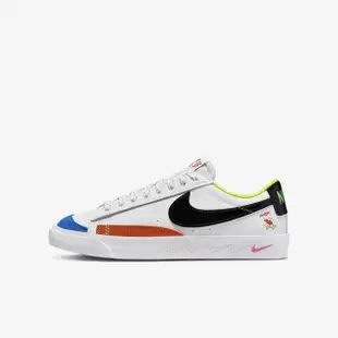 Nike Blazer Low 77 GS [DV1747-101 大童 休閒鞋 經典 反光 緩震 舒適 穿搭 白 彩