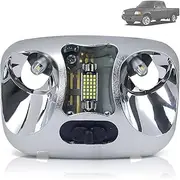 TOP-MAX LED Interior Dome Light Assembly Fit for Ford Ranger 1993-2004, Overhead Roof Headliner Map Light with No Cover, Ceiling Reading Light Replaces F37Z-13776-B